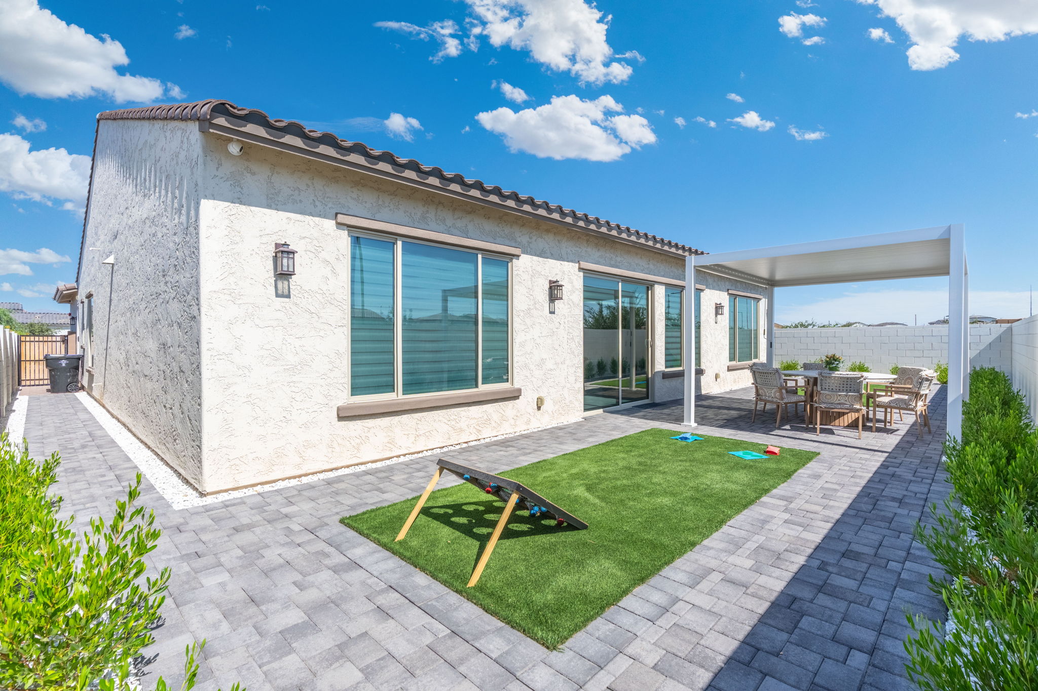 Landscaped Backyard