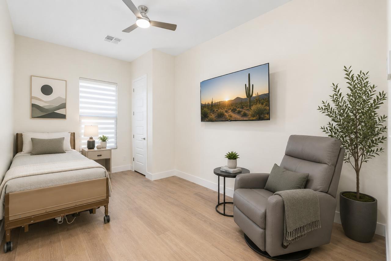 Sunlit Private Room
